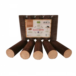 Sac de bûches compressées ma buch hetre 10kg